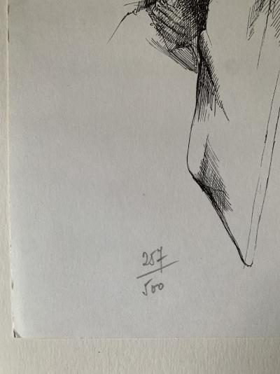 Henri LE VIENNOIS  - Voyage extraordinaire entre les pages d’un livre, c.1969 - Lithographie signée au crayon 2