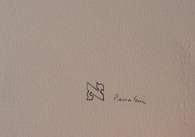 Jules PERAHIM: The Hebrew Alphabet XIII, 1974 - Original lithograph signed in pencil 2
