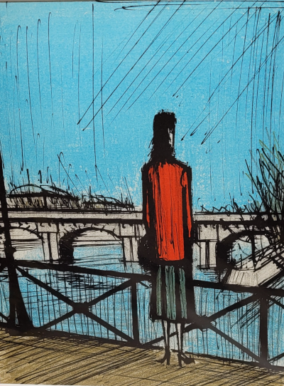 Bernard BUFFET (d’après) - Le Pont des Arts - Lithographie 2