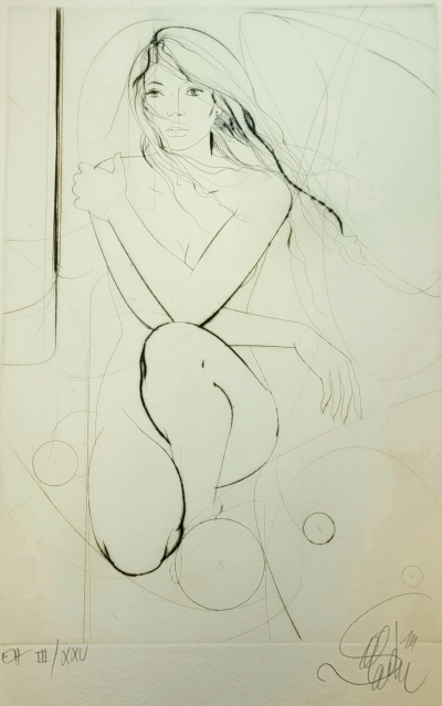 Jean Baptiste VALADIE - Volupté III - Gravure originale signée 2