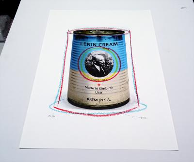 Tehos - Lenin Cream, 2020 - Impression digitale signée au crayon 2