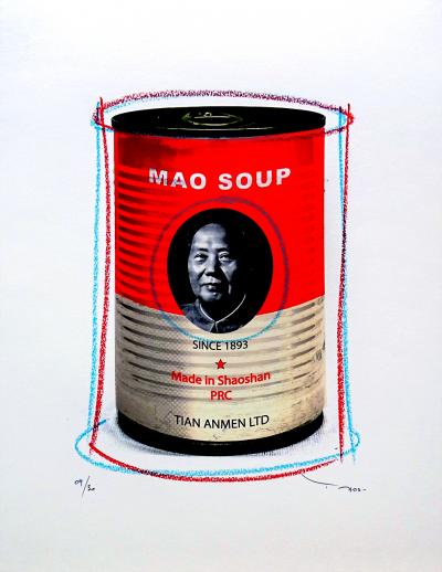 Tehos - Mao Soup - Impression digitale signée au crayon
