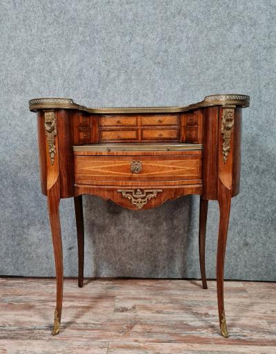 Bureau Louis XV à gradin 2