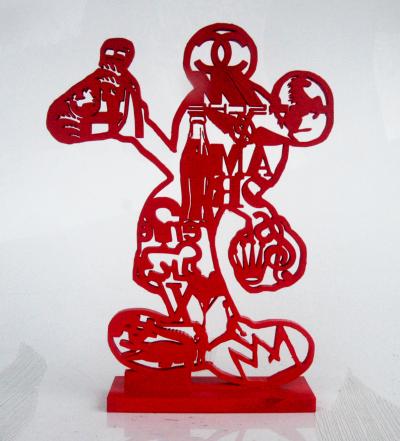 PyB - Mickey art and logos, 2021 - Sculpture 2