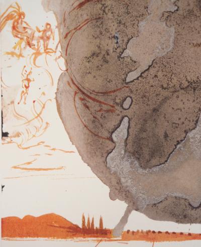 Salvador DALI : Création de l’Homme - Lithographie originale signée 2