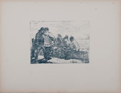 Eugène BOUDIN - Mathurins, v. 1897 - Lithographie 2