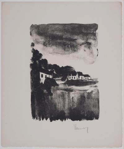 Maurice DE VLAMINCK - Les Hommes abandonné, 1927 - Set of 3 lithographs 2