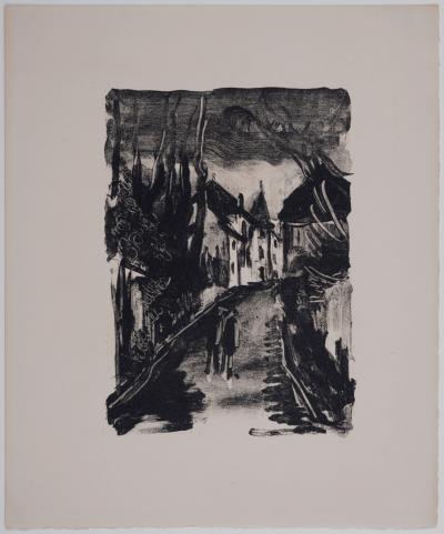 Maurice DE VLAMINCK - Les Hommes abandonné, 1927 - Set of 3 lithographs 2