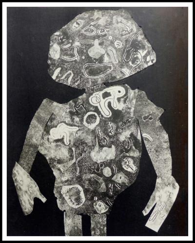 Jean DUBUFFET (d’après) - Empreinte II - 1956 - Pochoir 2