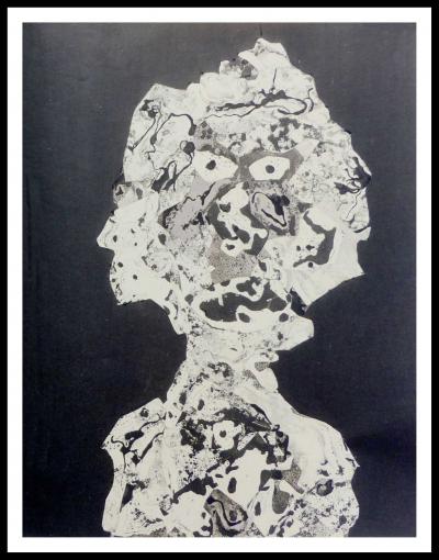 Jean DUBUFFET (d’après) - Empreinte I, 1956 - Pochoir 2