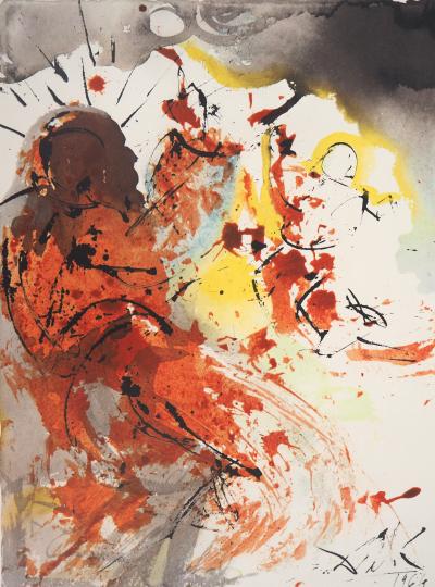 Salvador DALI : Saint Jérôme - Lithographie originale signée 2