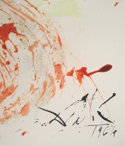 Salvador DALI : Saint Jérôme - Lithographie originale signée 2