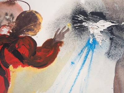 Salvador DALI : Annonciation à la Vierge Marie - Lithographie originale signée 2