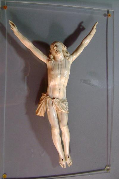 France - Christ en ivoire, fin XVIIe/ début XVIIIe siècle 2