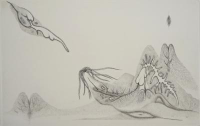 Cecile REIMS : Cosmogonies, 1959 - Gravure originale signée 2