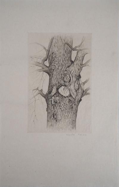 Cecile REIMS : Arbre, Esprit de la nature - Gravure originale signée 2