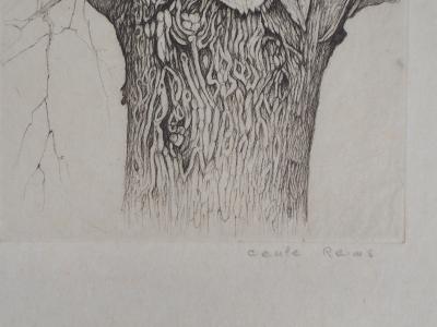 Cecile REIMS : Arbre, Esprit de la nature - Gravure originale signée 2