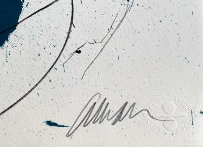 Arman - Colère de Violon, 1974 - Lithographie originale signée au crayon et numérotée 2