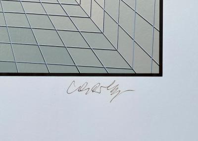 Victor VASARELY - Perspective - Sérigraphie signée et numérotée 2