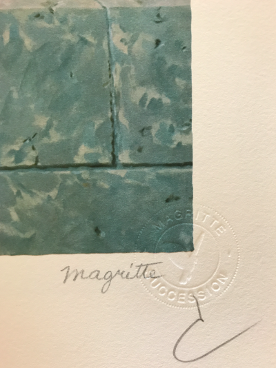 René MAGRITTE (d’après) - Le fils de l’homme - Lithographie 2