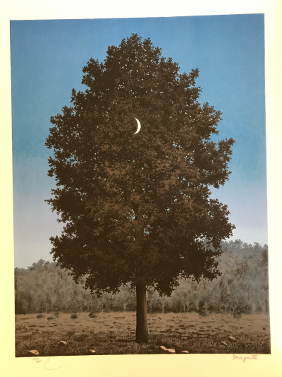 René MAGRITTE (d’après) - Le seize septembre  - Lithographie 2