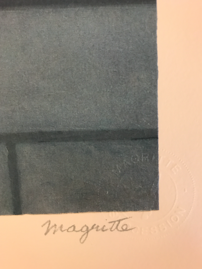 René MAGRITTE (d’après) - La Grande Guerre - Lithographie 2