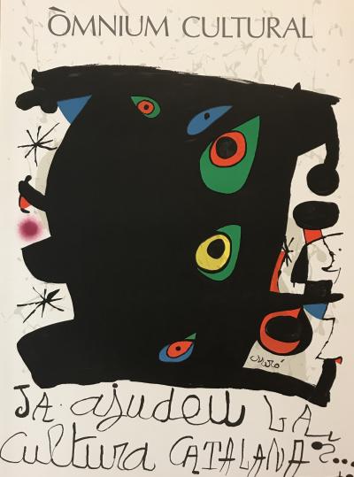 Joan MIRO - Omnium cultural, 1974 - Affiche lithographique 2