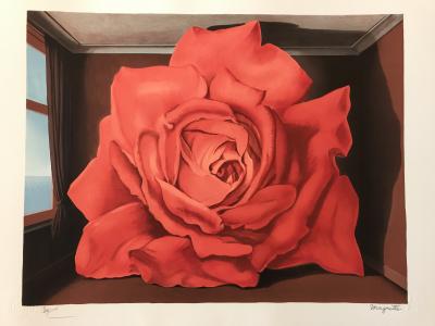 René MAGRITTE (d’après) - Le tombeau des Lutteurs - Lithographie 2