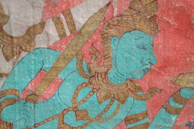 Thaïlande -  Descente de Bouddha du paradis, XIXe siècle - Peinture 2