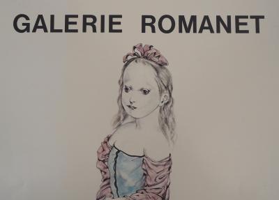 Léonard Tsuguharu FOUJITA - Fille à la robe, 1975 - Affiche 2