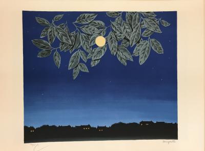 René MAGRITTE (d’après) - La page blanche - Lithographie 2
