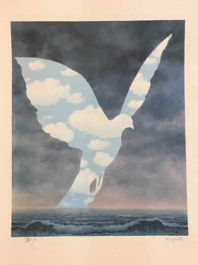 René MAGRITTE (d’après) - La Grande Famille - Lithographie 2