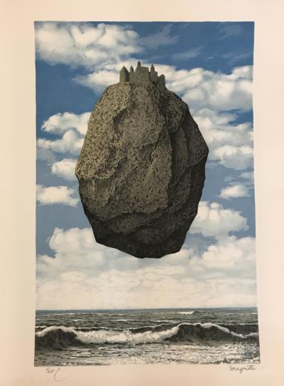 René MAGRITTE (d’après) - Le château des Pyrénées - Lithographie 2