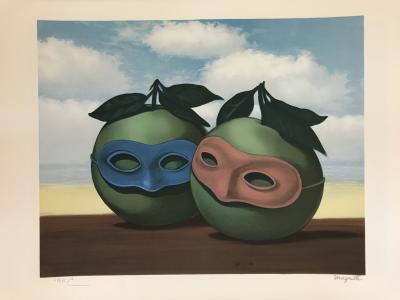 René MAGRITTE (d’après) - La Valse Hésitation - Lithographie 2