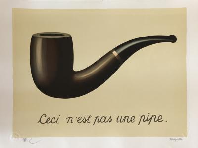 René MAGRITTE (d’après) - La trahison des images - Lithographie 2