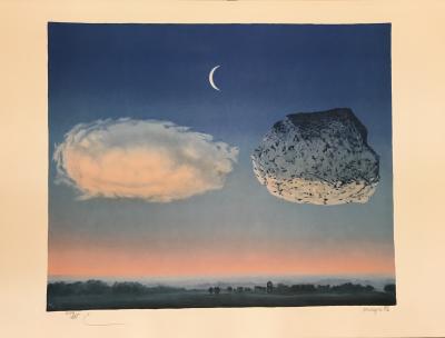 René MAGRITTE (d’après) - La bataille de l’Argonne- Lithographie 2
