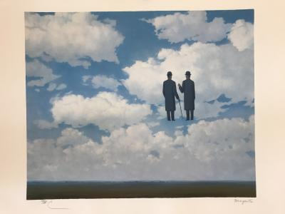 René MAGRITTE (d’après) - La Reconnaissance infinie - Lithographie 2