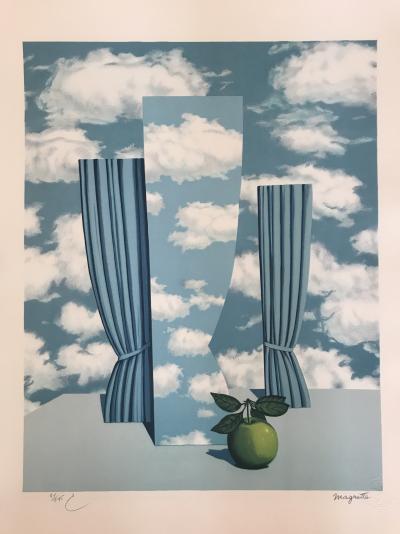 René MAGRITTE (d’après) - Le Beau monde - Lithographie 2