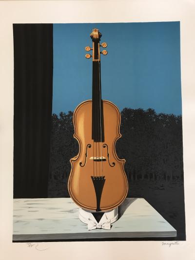 René MAGRITTE (d’après) - Un peu de l’âme des bandits - Lithographie 2