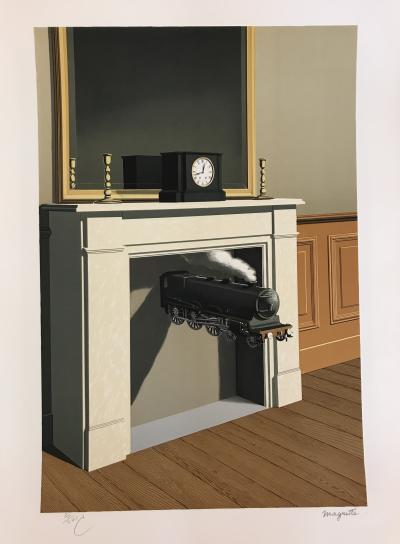 René MAGRITTE (d’après) - La durée poignardée - Lithographie 2
