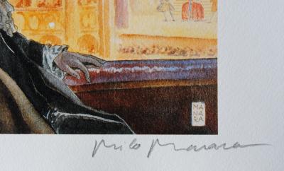 Milo MANARA - Casanova : Au Théâtre, 2009 - Impression signée au crayon 2