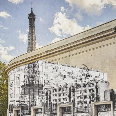 JR - JR au Palais de Tokyo, 28 Août 2020, 16H12, Paris, 2020 - Lithograpie signée au crayon 2