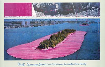 CHRISTO (d’après) - Surrounded Islands Project - Affiche 2