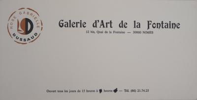 Bernard BUFFET - Paysage au phare - Lithographie originale signée 2