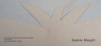 Alexander CALDER - Stabiles, 1963 - Lithographie originale signée 2