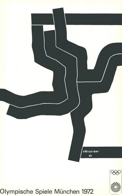 Eduardo Chillida - Composition - Sérigraphie JO MUNICH 1972 2