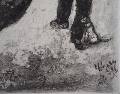 Marc CHAGALL - L’Ane et le Chien, 1952 - Gravure originale signée 2