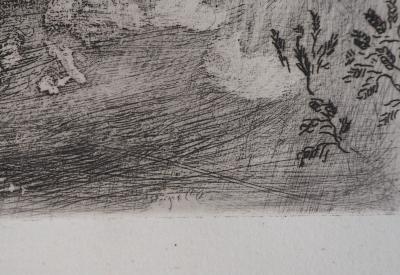 Marc CHAGALL - L’Ane et le Chien, 1952 - Gravure originale signée 2