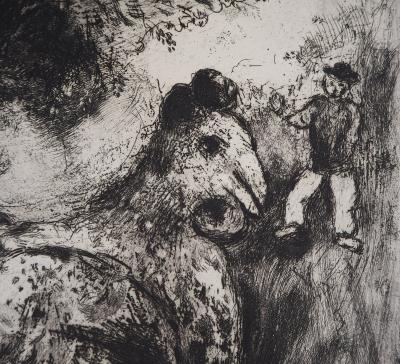 Marc CHAGALL - La Poule aux œufs d’or, 1952 - Gravure originale 2