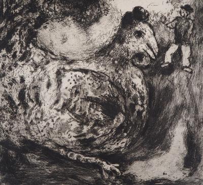 Marc CHAGALL - La Poule aux œufs d’or, 1952 - Gravure originale 2